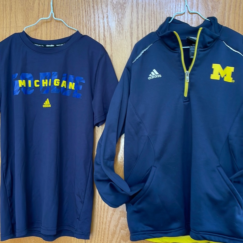 Lot of Univ of Michigan boys’ tops